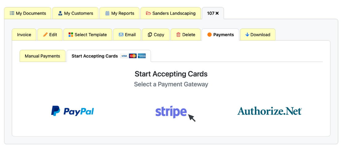 Choose a Payment Option