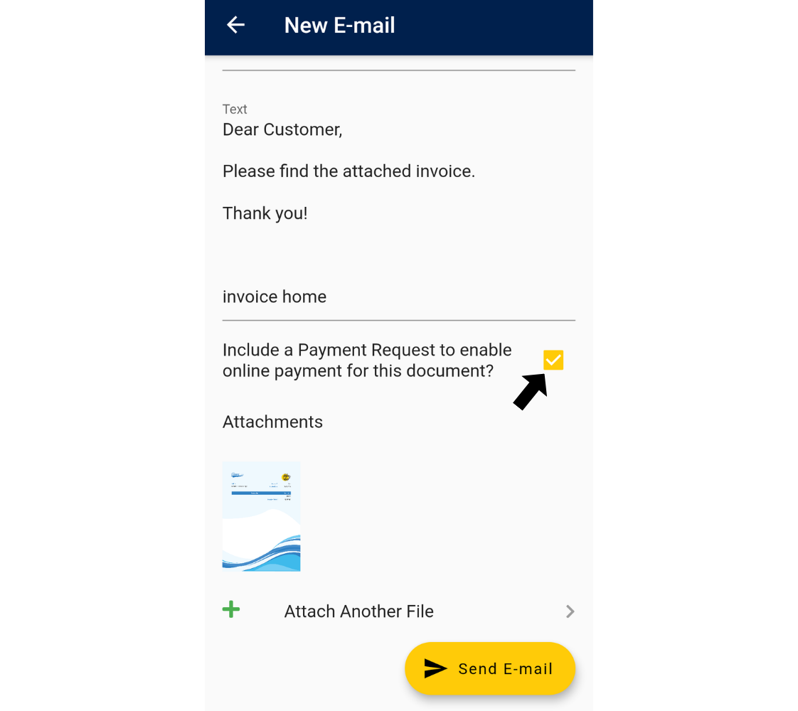 tap send email” title=