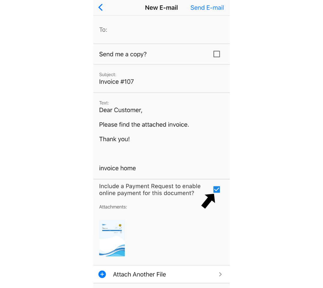 tap send email” title=